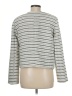 Ann Taylor Factory 100% Polyester Stripes Silver Blazer Size 8 - photo 2