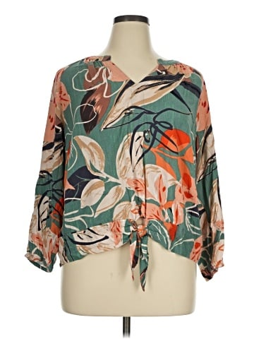 Nic + Zoe 3/4 Sleeve Blouse (view 1)