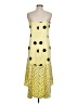 Miss Selfridge Polka Dots Yellow Cocktail Dress Size 8 - photo 2