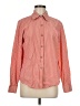 J.Crew 100% Cotton Stripes Orange Long Sleeve Button-Down Shirt Size M - photo 1