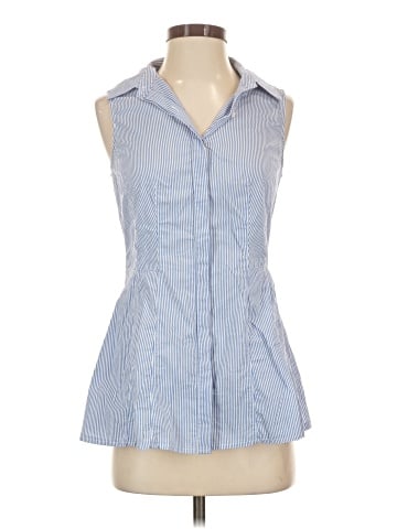 T Tahari Sleeveless Button-Down Shirt (view 1)