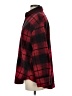 Steve Madden Checkered-gingham Plaid Black Red Long Sleeve Button-Down Shirt Size XS - photo 5