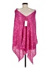 Minnie Rose 100% Cotton Pink Poncho One size - photo 2