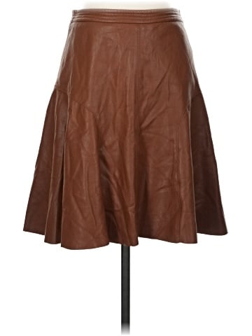 Rebecca Taylor Faux Leather Skirt (view 1)