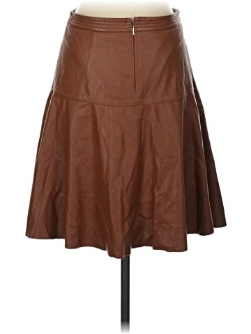 Rebecca Taylor Faux Leather Skirt (view 2)