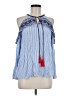THML Blue Sleeveless Blouse Size M - photo 1