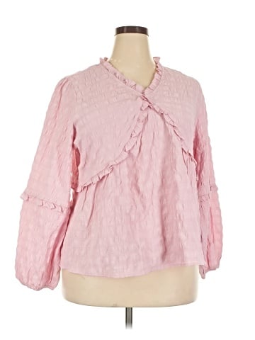 Ellos 3/4 Sleeve Blouse (view 1)