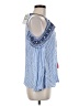 THML Blue Sleeveless Blouse Size M - photo 4