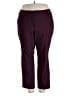Lane Bryant Solid Burgundy Active Pants Size 26 - photo 1
