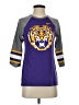 Nike Purple 3/4 Sleeve T-Shirt Size S - photo 1