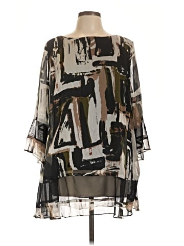 I.C. By Connie K 3/4 Sleeve Blouse (view 1)