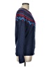 Merona Argyle Blue Pullover Sweater Size L - photo 4