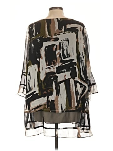I.C. By Connie K 3/4 Sleeve Blouse (view 2)