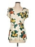 ModCloth Ivory Short Sleeve Blouse Size L - photo 1