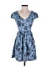 B. Darlin Paisley Blue Casual Dress Size 1 - 2 - photo 1