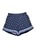 Lands' End 100% Viscose Print Blue Shorts Size 10 - photo 1