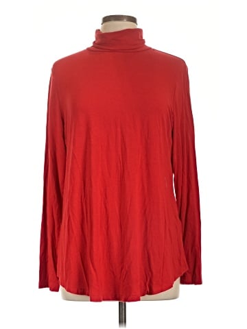 JM Collection Long Sleeve Top (view 1)