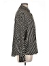 MNG 100% Polyester Stripes Black Long Sleeve Blouse Size 10 - photo 4