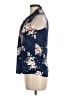Harve Benard Floral Blue Sleeveless Button-Down Shirt Size M - photo 5