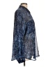 Rebecca Minkoff 100% Polyester Stars Blue Long Sleeve Blouse Size L - photo 4