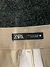 Zara Solid Tan Khaki Shorts Size L - photo 3