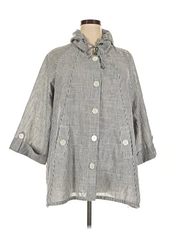 Jones New York 3/4 Sleeve Button-Down Shirt (view 1)