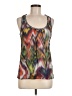 Trina Turk Silver Sleeveless Blouse Size M - photo 1