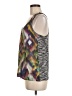Trina Turk Silver Sleeveless Blouse Size M - photo 5