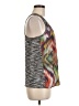 Trina Turk Silver Sleeveless Blouse Size M - photo 4