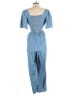 Old Navy Solid Blue Jumpsuit Size M (tall) - photo 2