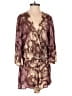 Blue Life 100% Rayon Paisley Burgundy Romper Size XS - photo 1