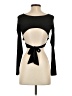 Beginning Boutique Black Long Sleeve Top Size 4 - photo 2
