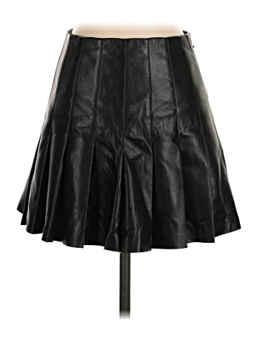 Alice + Olivia Faux Leather Skirt (view 1)