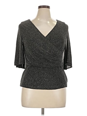 Alex Evenings 3/4 Sleeve Top (view 1)