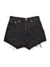 Levi's 100% Cotton Hearts Black Denim Shorts Size 25 waist - photo 1