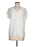 Rachel Zoe 100% Polyester Ivory Short Sleeve Blouse Size M - photo 1