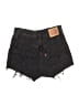 Levi's 100% Cotton Hearts Black Denim Shorts Size 25 waist - photo 2