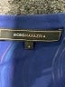 BCBGMAXAZRIA 100% Silk Stripes Blue Cocktail Dress Size 4 - photo 7