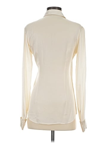 Elizabeth and James Long Sleeve Silk Top (view 2)