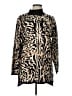 Chico's Animal Print Gold Cardigan Size Lg (2) - photo 1
