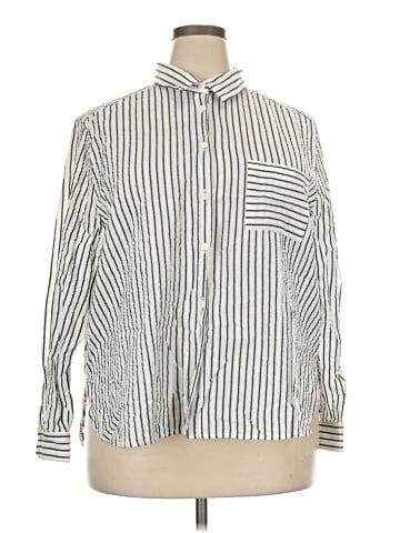 Ann Taylor LOFT Long Sleeve Button-Down Shirt (view 1)