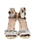Loeffler Randall Snake Print Multi Color Ivory Sandals Size 8 1/2 - photo 2