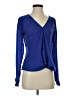 Guess 100% Polyester Blue Long Sleeve Blouse Size S - photo 1