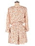 Kori America 100% Rayon Animal Print Orange Romper Size S - photo 2