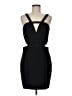 Express Solid Black Cocktail Dress Size M - photo 1