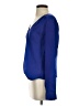 Guess 100% Polyester Blue Long Sleeve Blouse Size S - photo 5