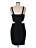 Express Solid Black Cocktail Dress Size M - photo 2
