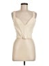 Zara 100% Cotton Ivory Sleeveless Top Size M - photo 1