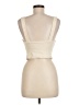 Zara 100% Cotton Ivory Sleeveless Top Size M - photo 2