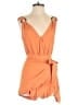 Zara Solid Orange Romper Size XS - photo 1